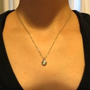 Silver Necklace With Silver Pendent